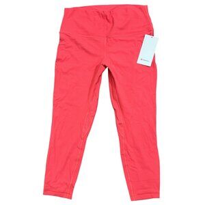 Lululemon Align High Rise HR Pants 25" Size 14 LW5CTCS Pale Raspberry New $98